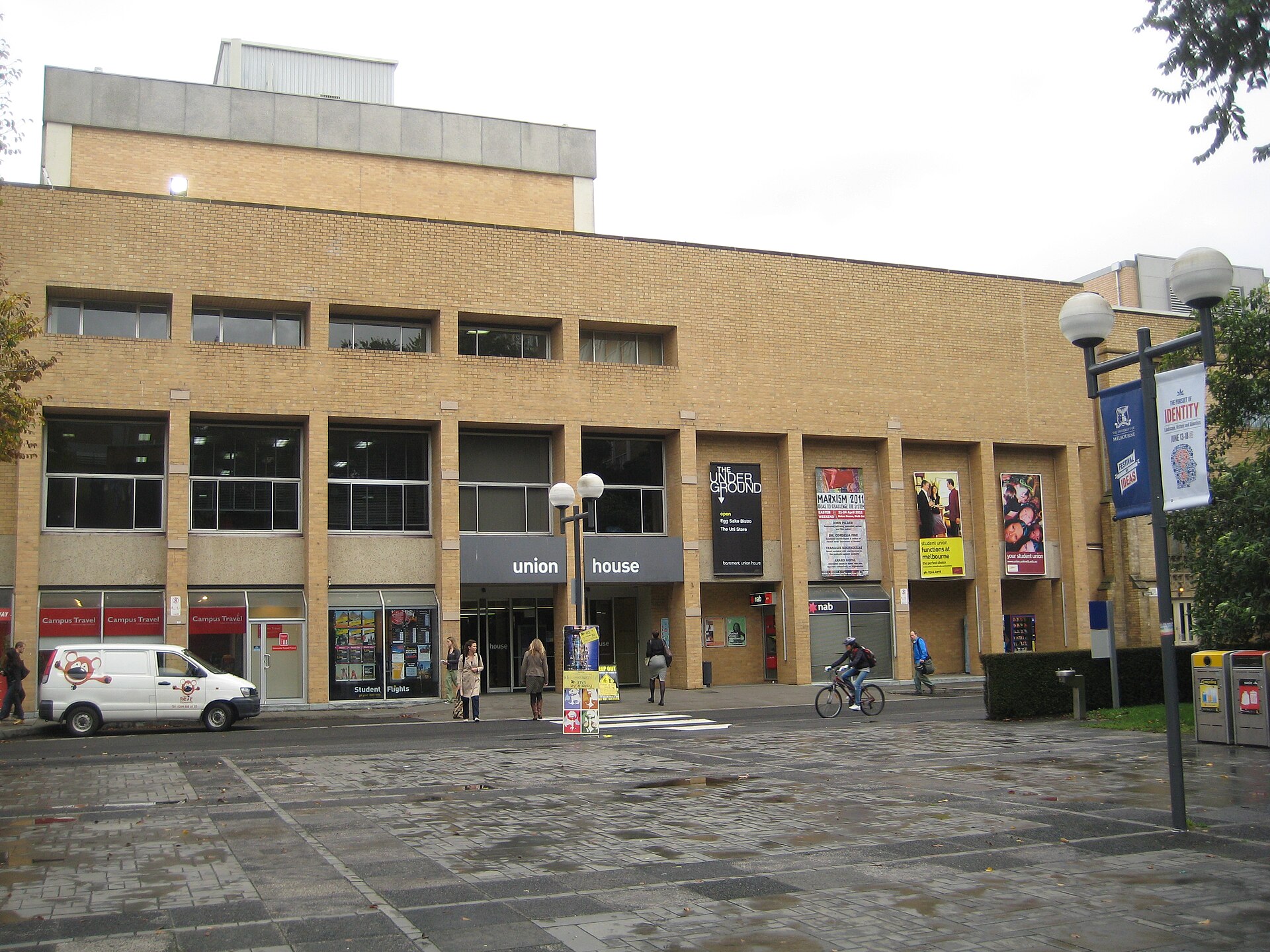 Union House in the Parkville Campus of The University of Melbourne